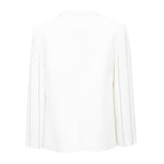 Patrizia Pepe Giacca Bianca con Strass per Bambine