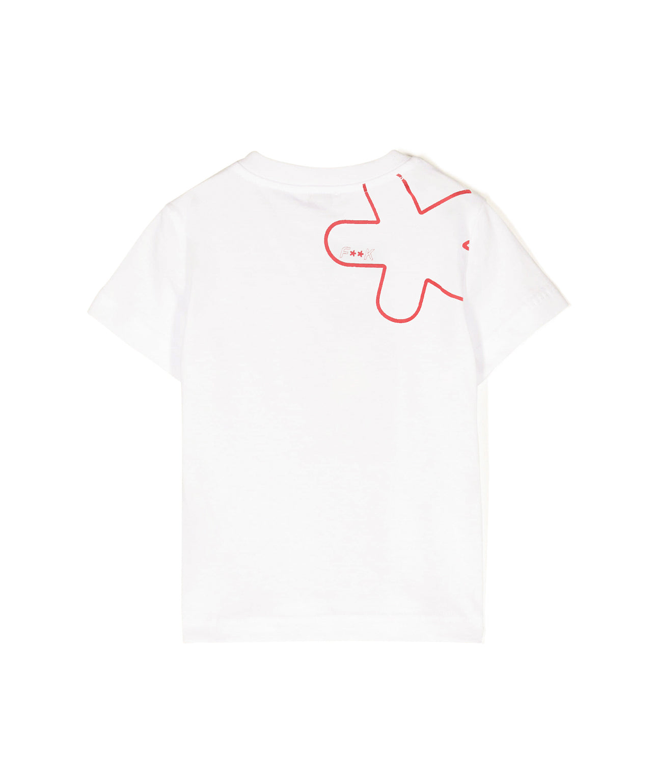 EffeK T-shirt Bianca con Stampa per Neonati (retro)