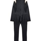 Dsquared2 Kids Tuta Nera Maniche Lunghe per Bambina