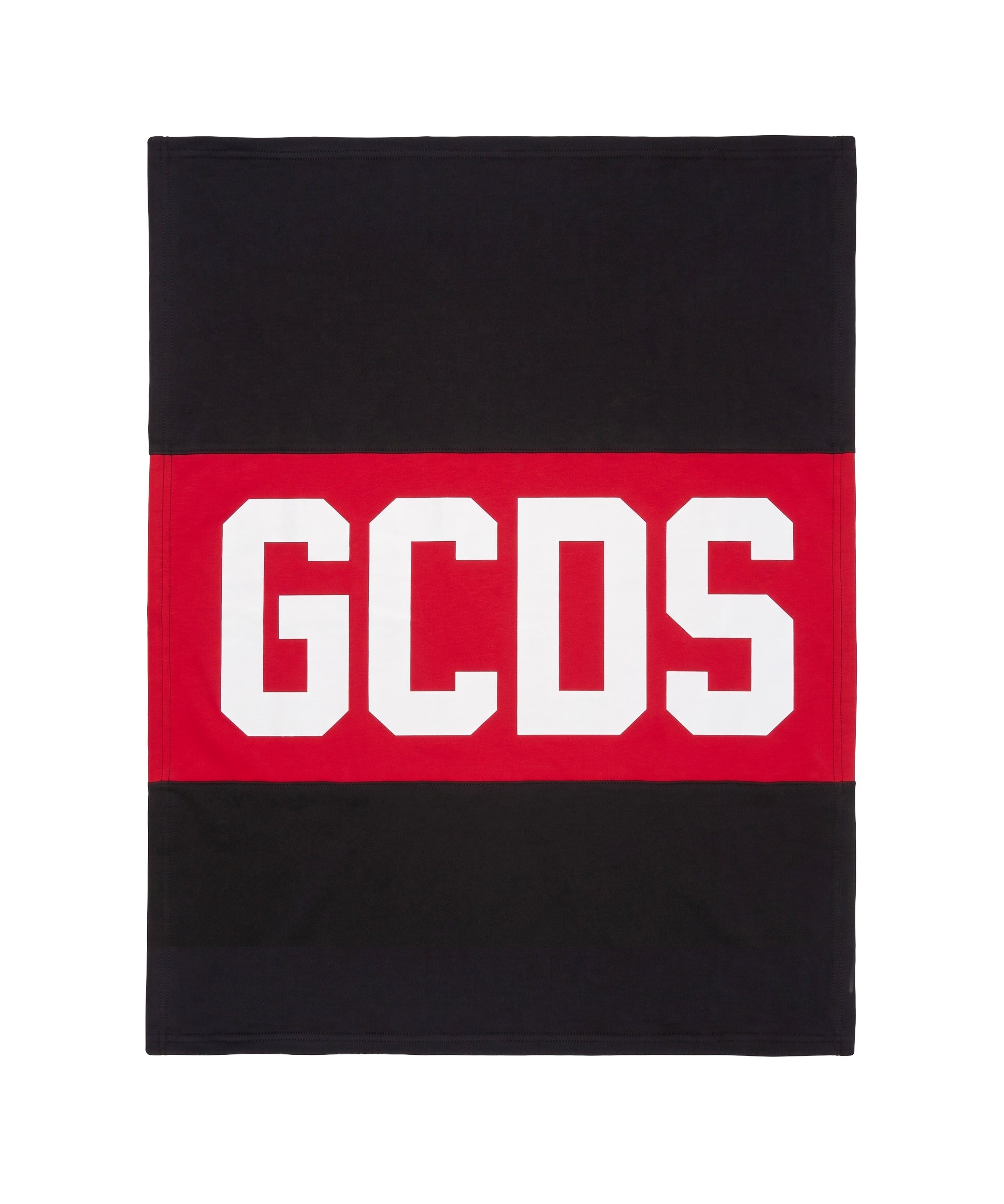 Gcds Kids Coperta Nero e Rosso con Logo