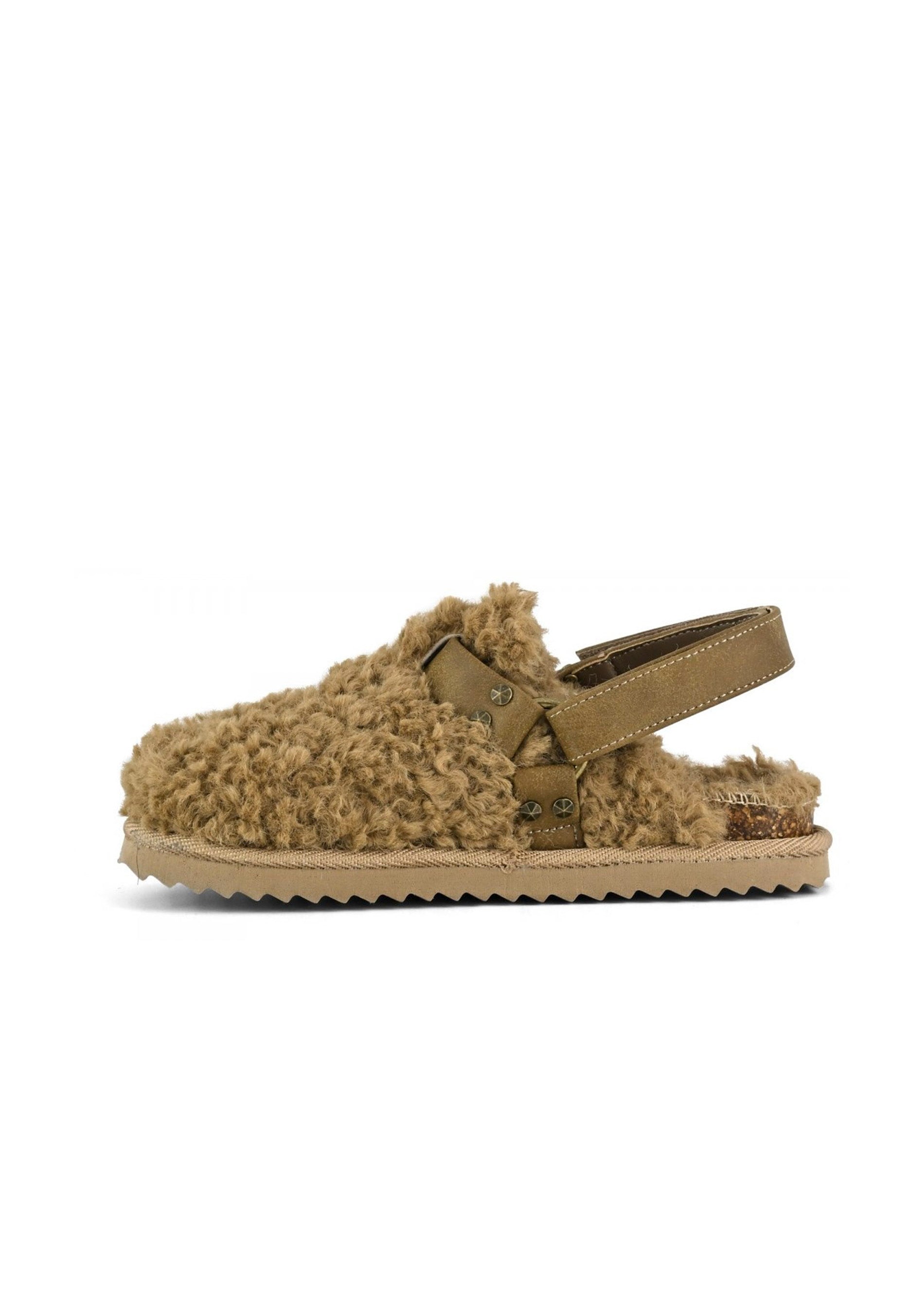 Colors of California Sabot Teddy in Pelle per Bambine