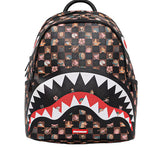 Sprayground Kids Zaino Marrone con Stampe Fantasia Unisex