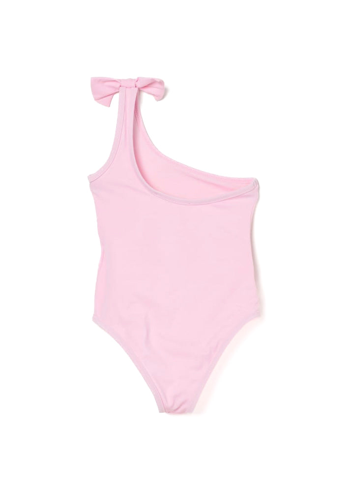 Elisabetta Franchi La Mia Bambina Costume Monokini Quarzo con Logo per Bambine