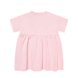 Moschino Kids Abito Rosa Con Logo Teddy Bear per Neonate