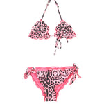 4GIVENESS Costume Bikini Fantasia Maculata Rosa per Bambine