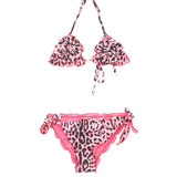 4GIVENESS Costume Bikini Fantasia Maculata Rosa per Bambine