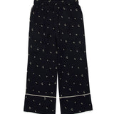 N°21 Kids Pantaloni Neri All over Palms per Bambine
