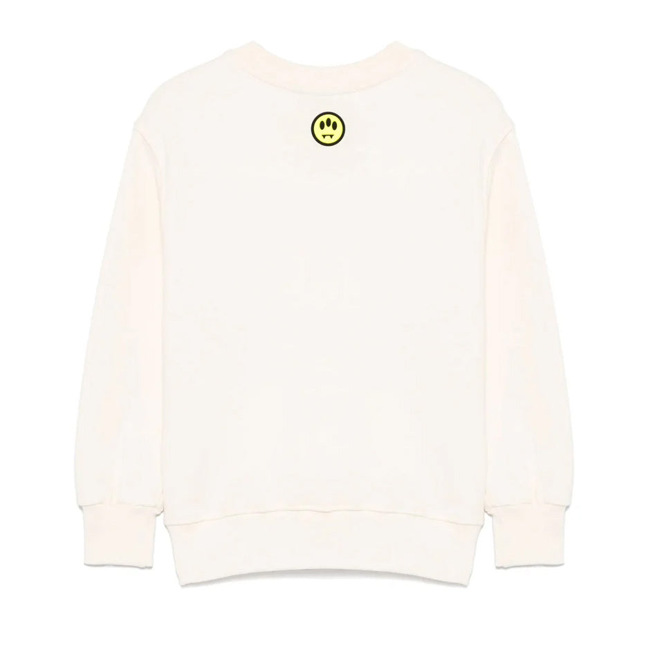 Barrow Kids Felpa Bianco con Stampa per Bambini