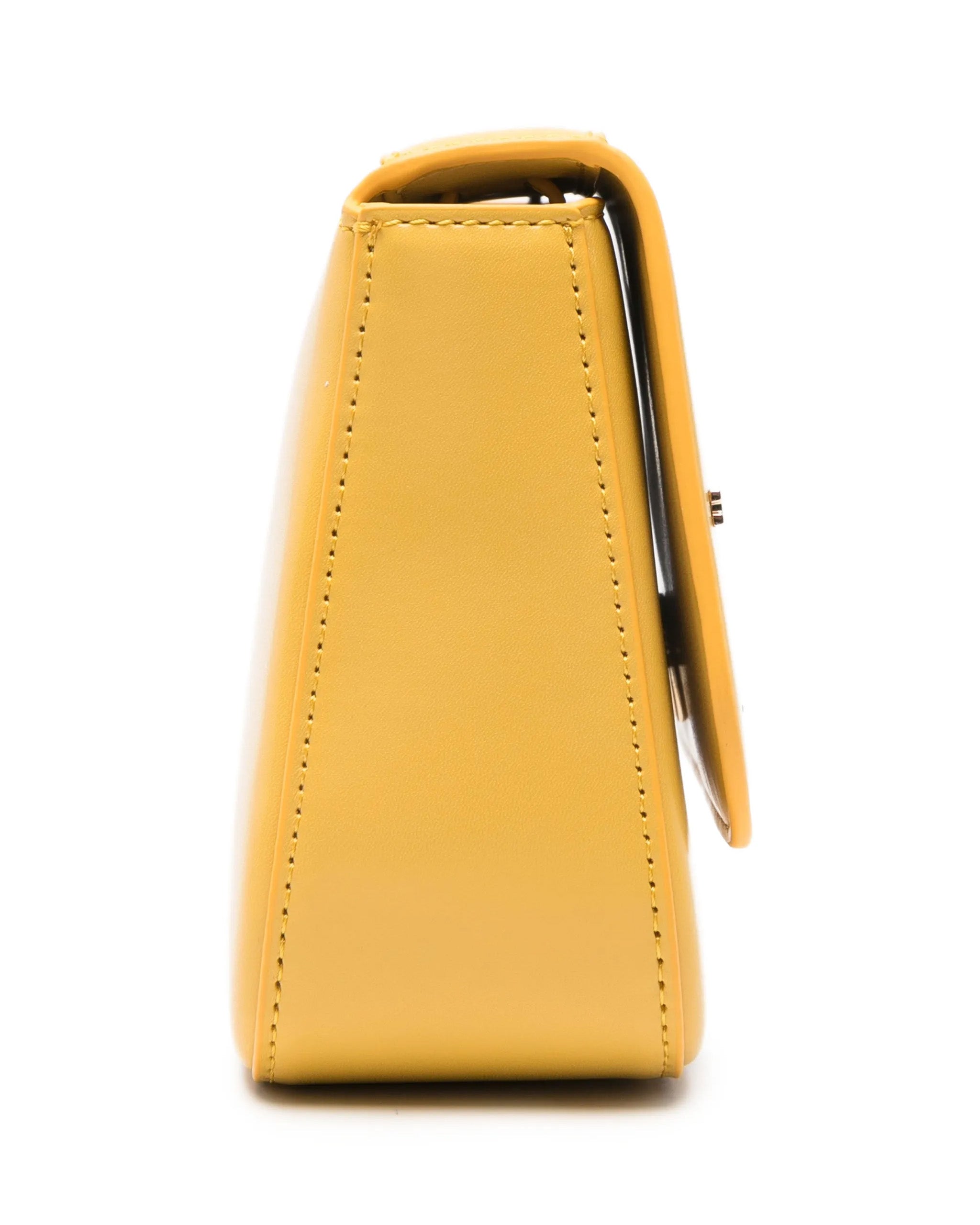 Elisabetta Franchi La Mia Bambina Borsetta a Tracolla Avorio con Applizazioni Mini Loghi per Bambine