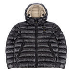 Blauer Kids Giubbino Nero/Beige con Cappuccio ADAMS JUNIOR per Bambini