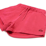 Diesel Kids Shorts Fuchsia with Micro Oval D for Girls