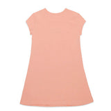 Diesel Kids Abito Pesca con Logo Oval D per Bambine