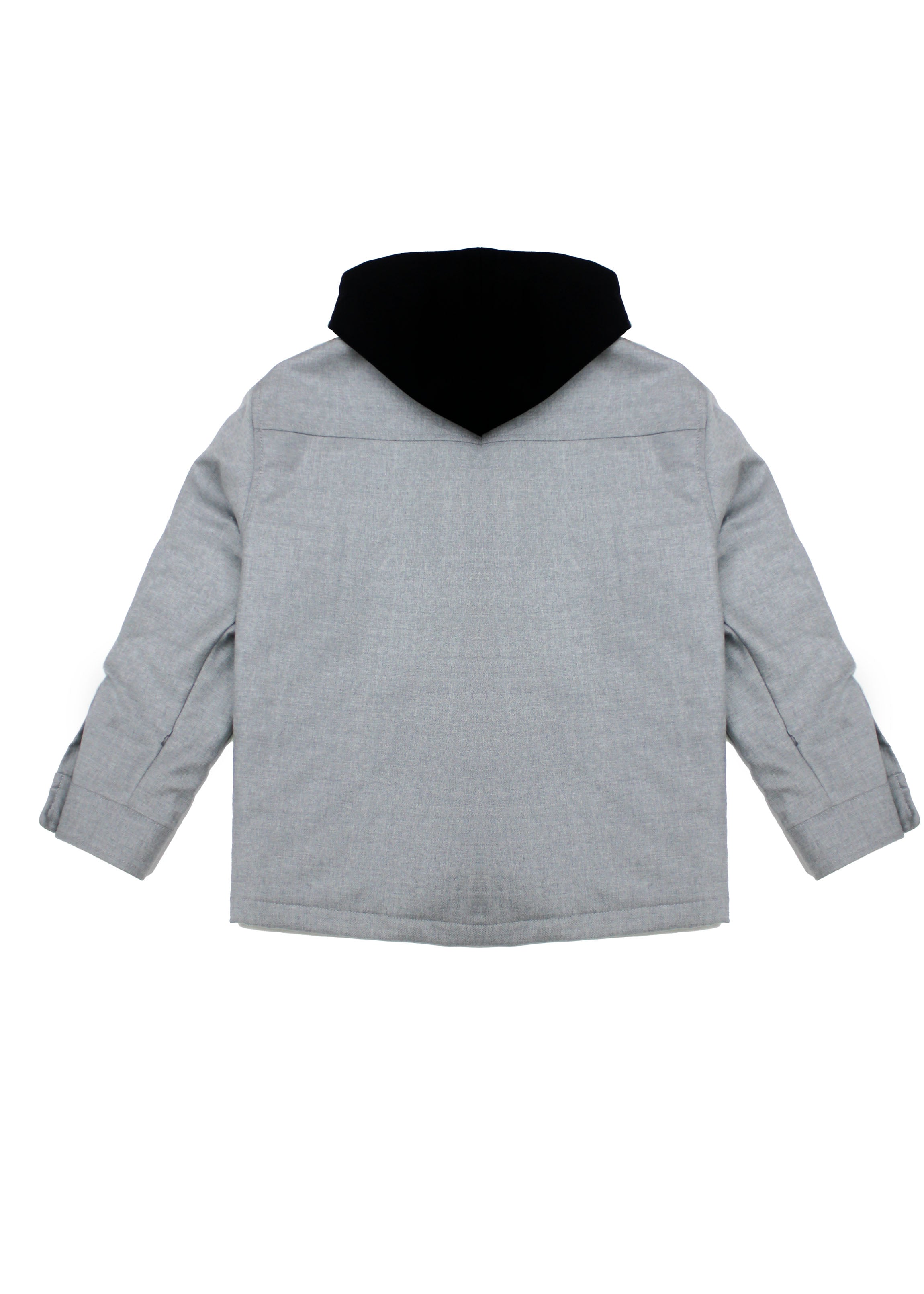 Yes London Giubbino Grigio con Cappuccio per Bambini