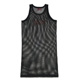 Diesel Kids Copricostume in Mesh Cover-up Nero con Stampa logo 