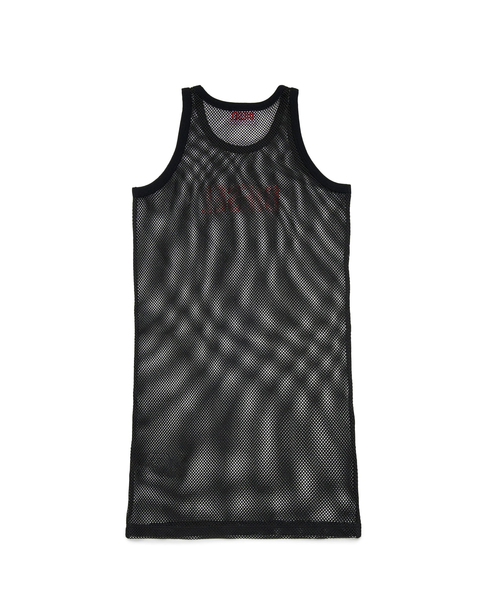 Diesel Kids Copricostume in Mesh Cover-up Nero con Stampa logo 