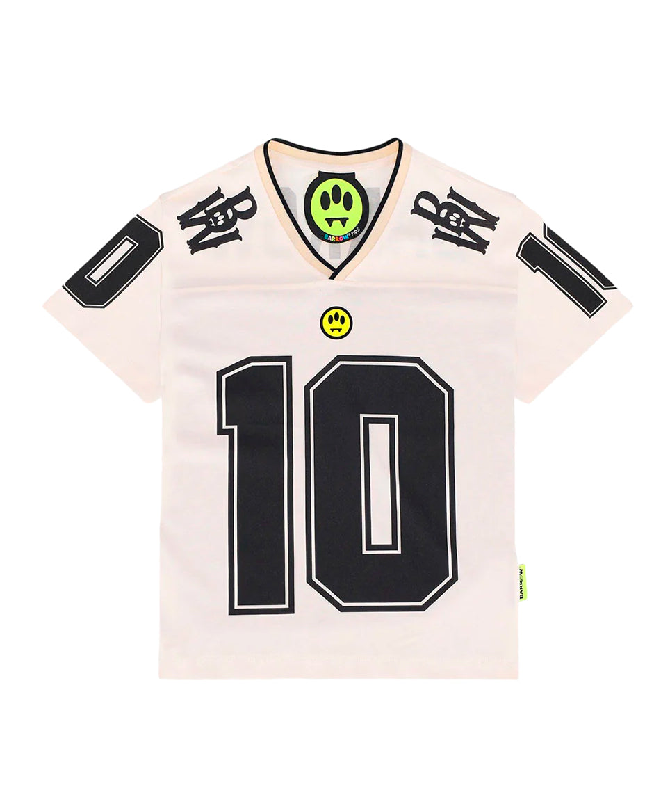 Barrow Kids Jersey Numero "10" Crema per Bambini