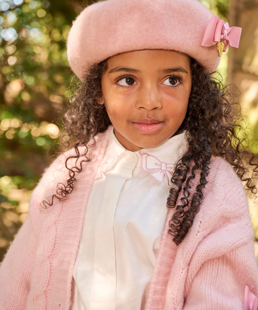 Angel's Face Cappello Basco Rosa per Bambine