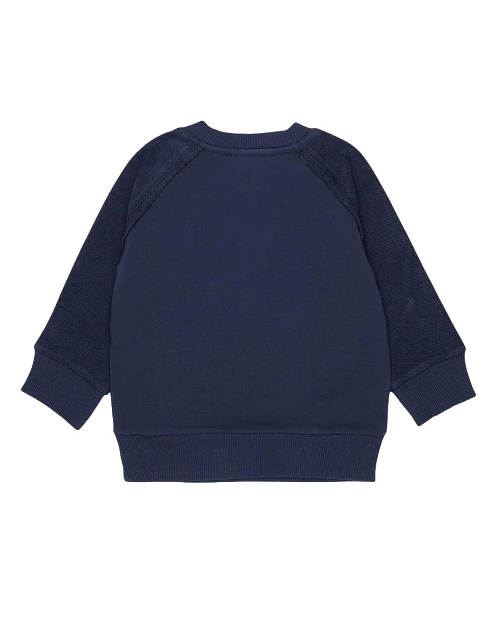 Diesel Kids Felpa Blu Navy con Logo per Neonati