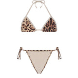 4Giveness Kids Costume Triangolo Leopardato per Bambine