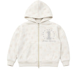Art Super Money Kids Felpa Bianco con Stelle e Strass per Bambini