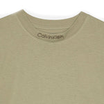 Calvin Klein Kids T-shirt Verde con Logo per Bambini