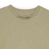 Calvin Klein Kids T-shirt Verde con Logo per Bambini