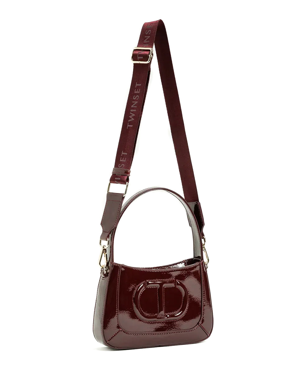 Twinset Kids Borsetta con Tracolla Rimovibile Bordeaux per Bambine
