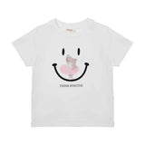 Vicolo Kids T-shirt Bianca con Stampa per Bambine