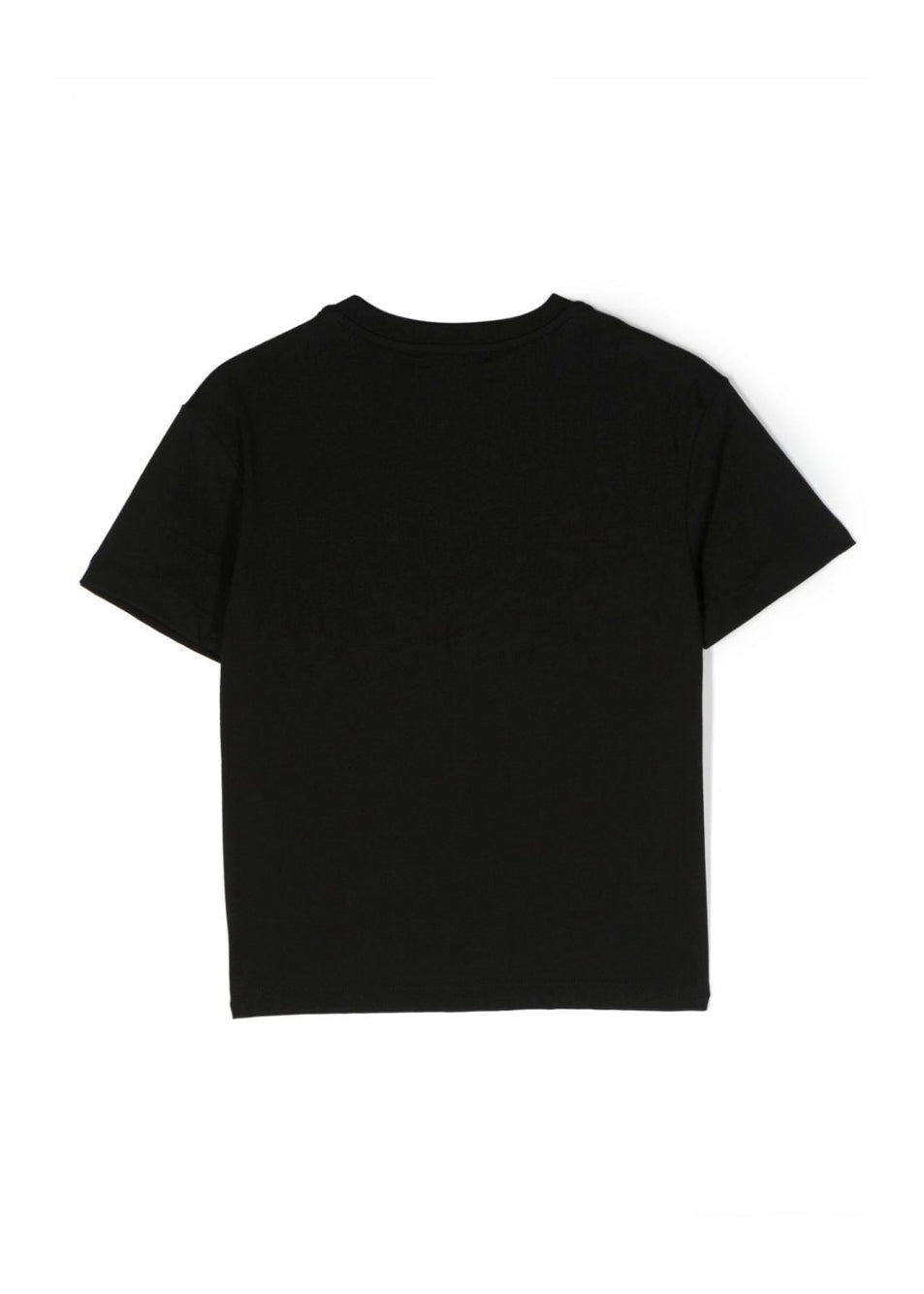 MSGM Kids T-Shirt Nera con Logo per Bambine