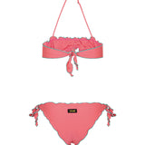 F**K Kids Costume Fucsia con Dettagli Verde per Bambine