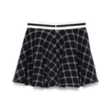 Elisabetta Franchi My Little Girl Black/Ivory Skirt for Girls