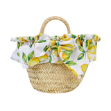 Deolinda Kids Borsa Paglia Fantasia Limoni per Bambine