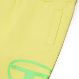 Diesel Kids Pantaloni Jogger Giallo con Stampa Logo Oval D