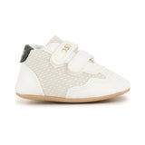 Boss Kids Scarpe Bianco con Chiusure a Strappo per Neonati