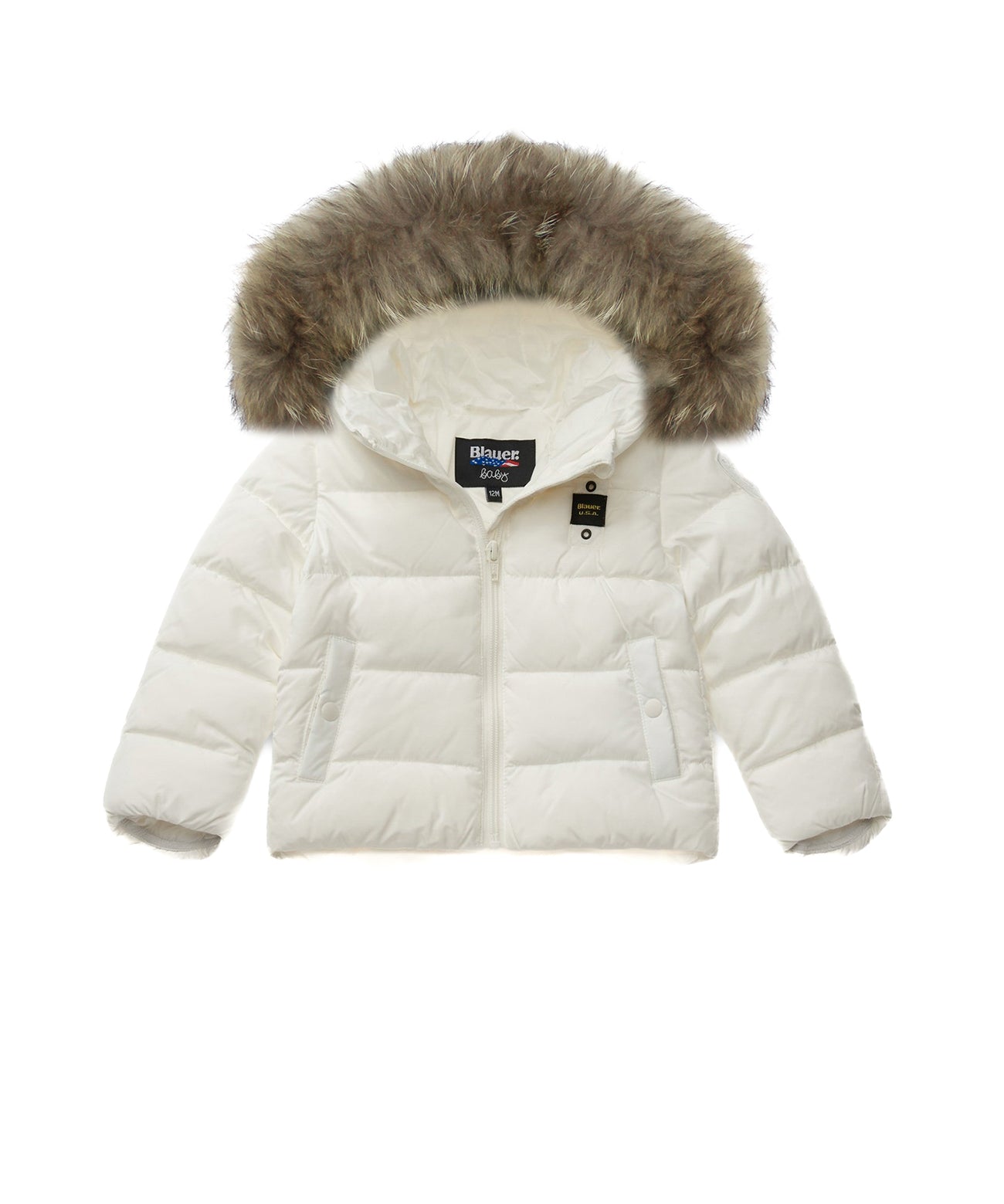 Blauer Kids Giubbino Amory Bianco per Neonate