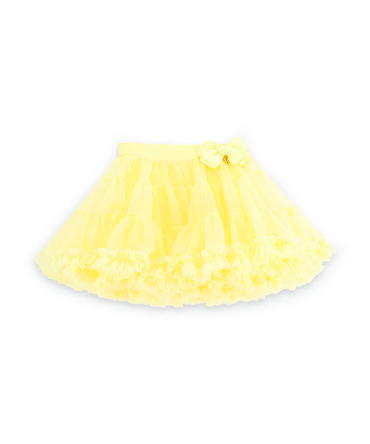 Angel's Face Gonna in Tulle Gialla per Bambine