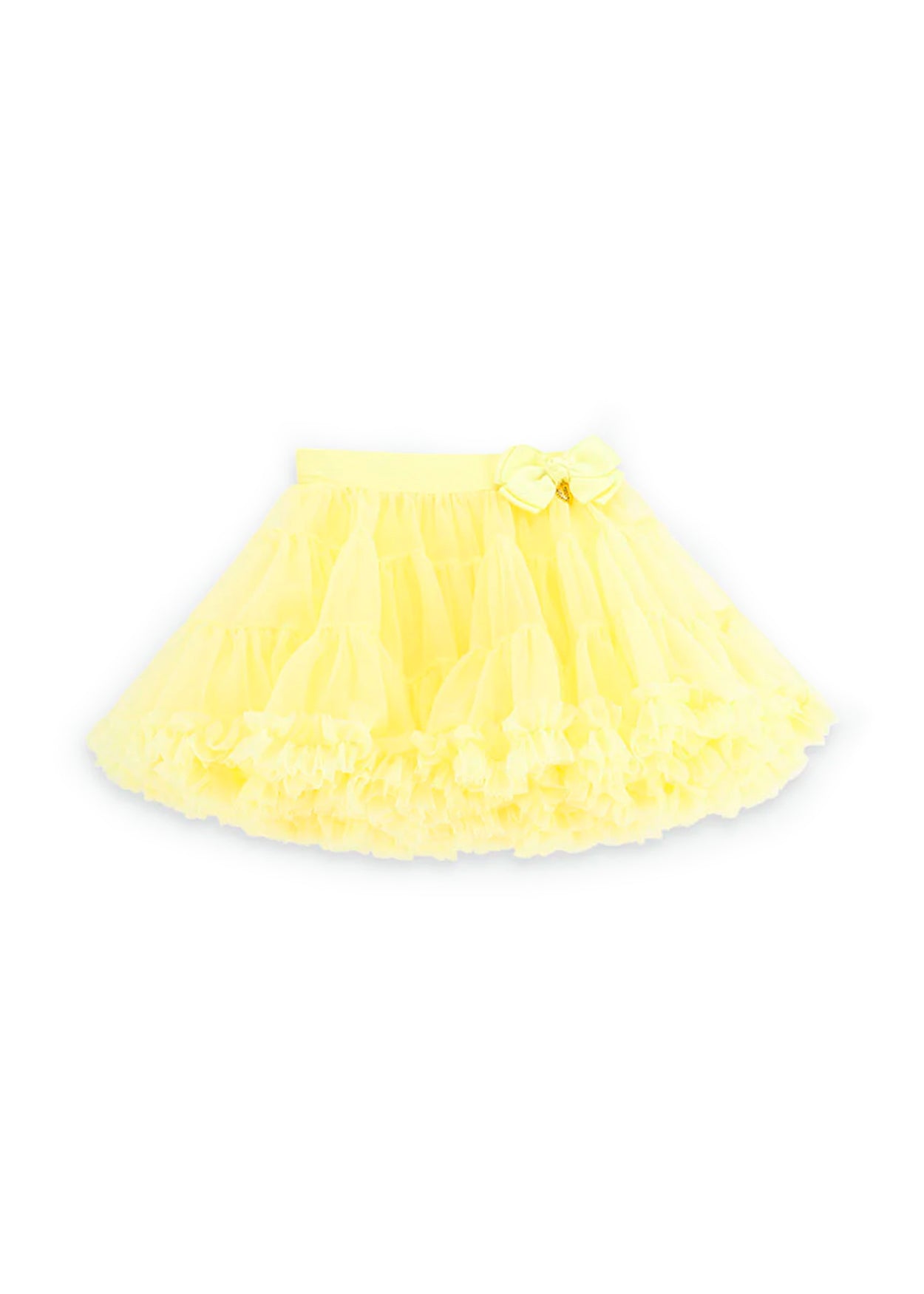 Angel's Face Gonna in Tulle Gialla per Bambine