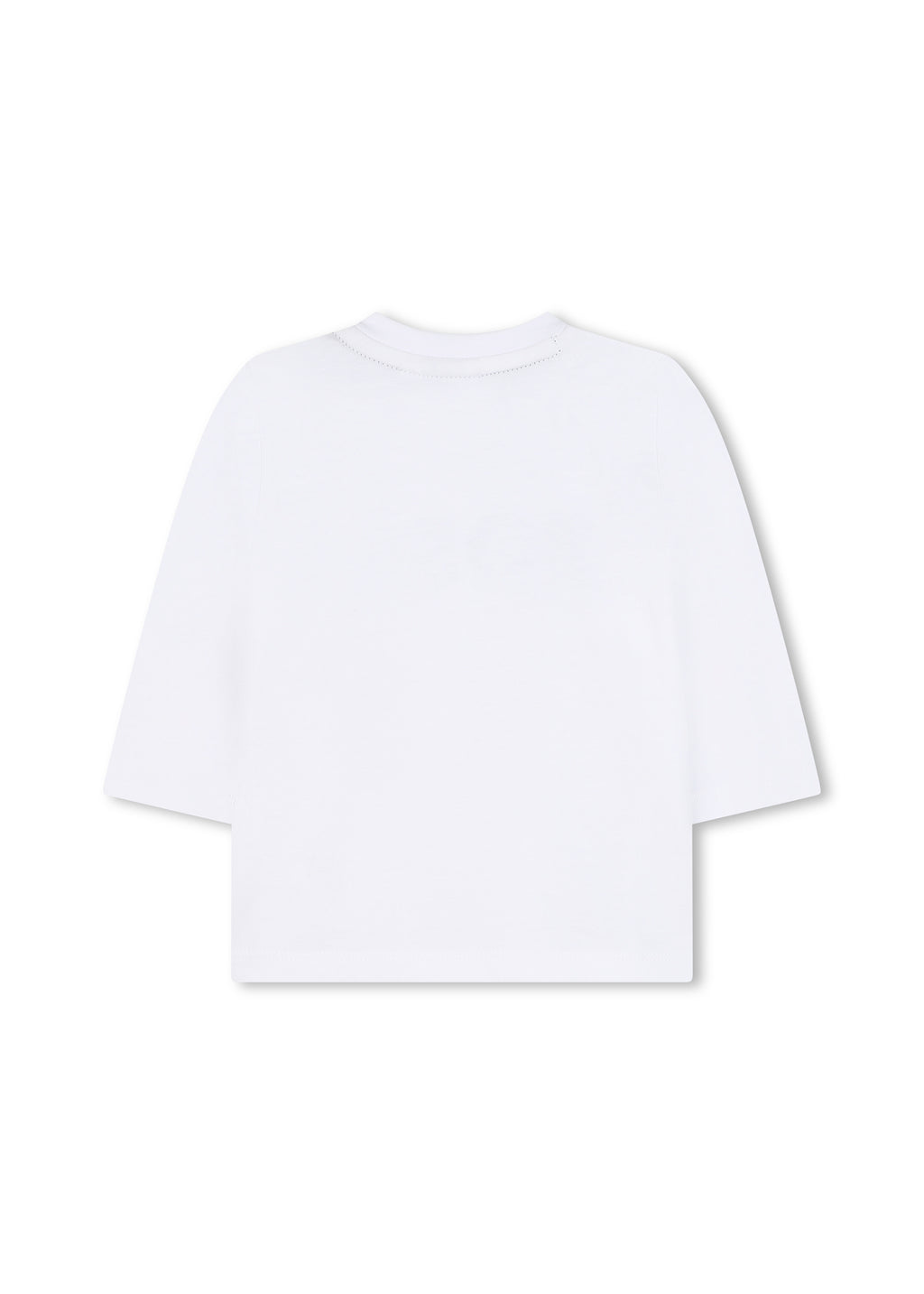 Boss Kids T-Shirt Bianca con Stampa Logo
