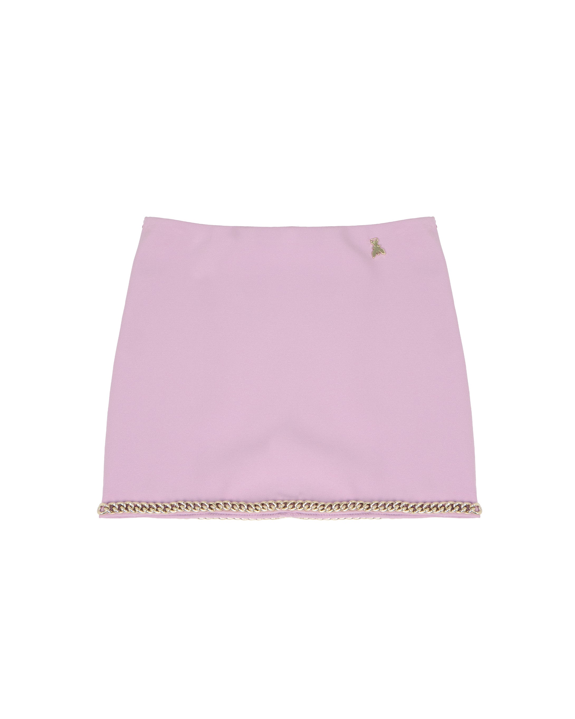 Patrizia Pepe Kids Gonna Lilla con Catena Oro per Bambine