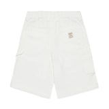 Diesel Kids Bermuda in Denim Bianco per Bambini