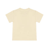 Palm Angels Kids T-Shirt Sabbia con Logo Teddy per Neonati
