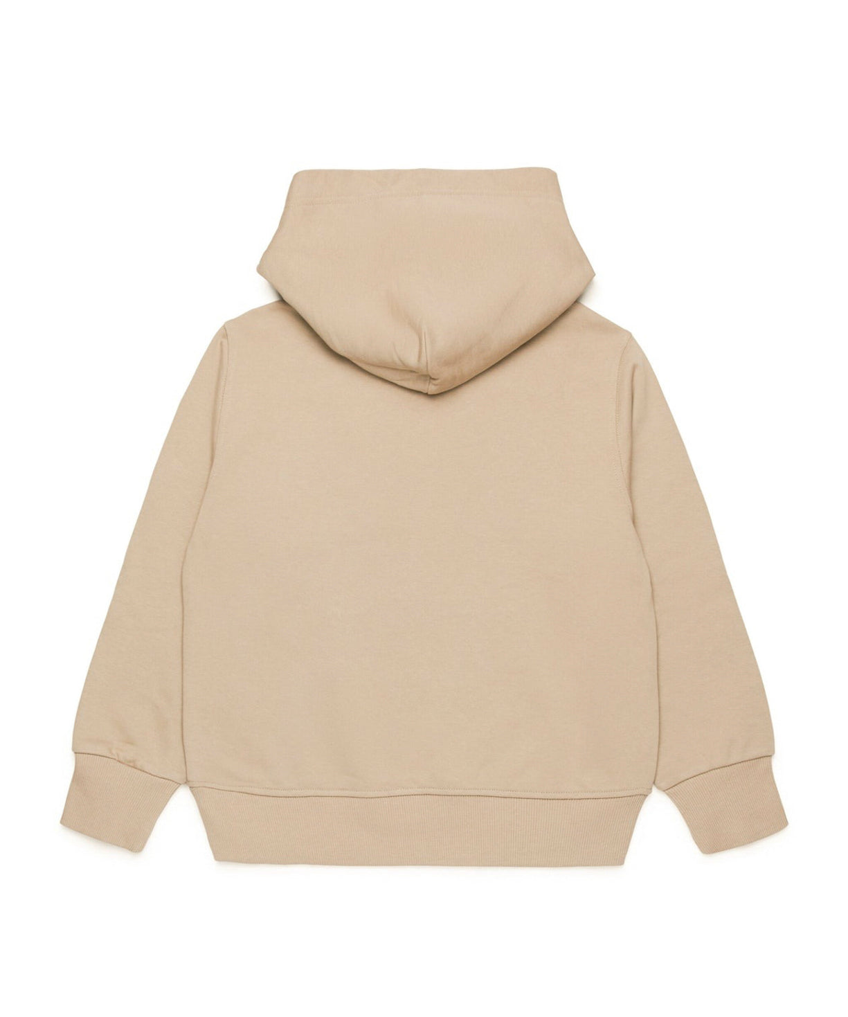 Diesel Kids Felpa Beige con Cappuccio con Logo Oval D per Bambini (retro)