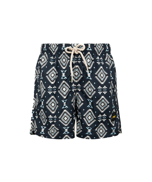 Effek Costume Boxer Fantasia Astratta Nera per Bambini