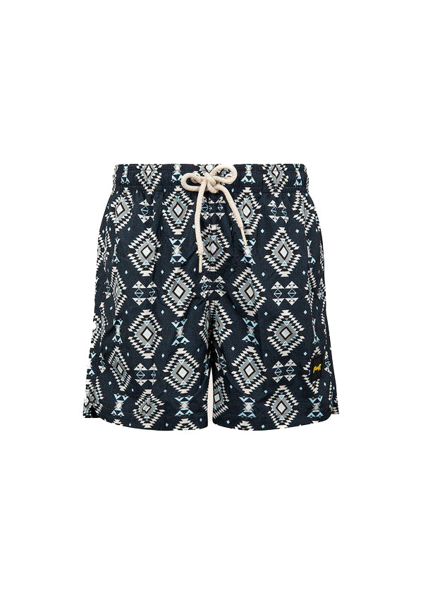 Effek Costume Boxer Fantasia Astratta Nera per Bambini