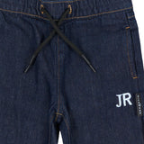 John Richmond Kids Pantalone in Denim con Logo Ricamato Unisex