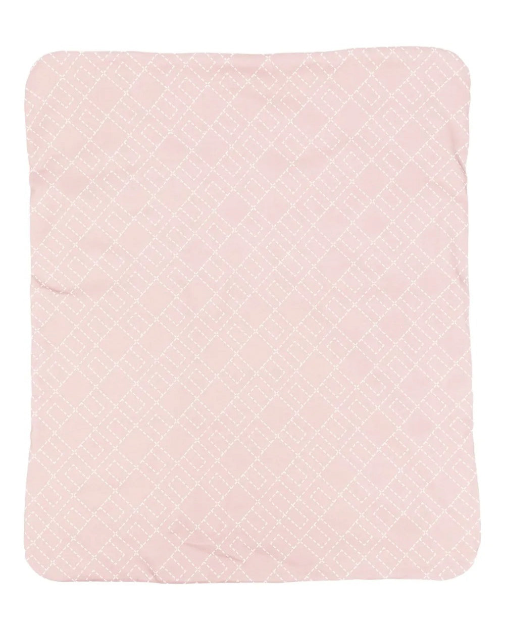 Elisabetta Franchi La Mia Bambina Coperta Rosa con Logo Geometrico per Neonate