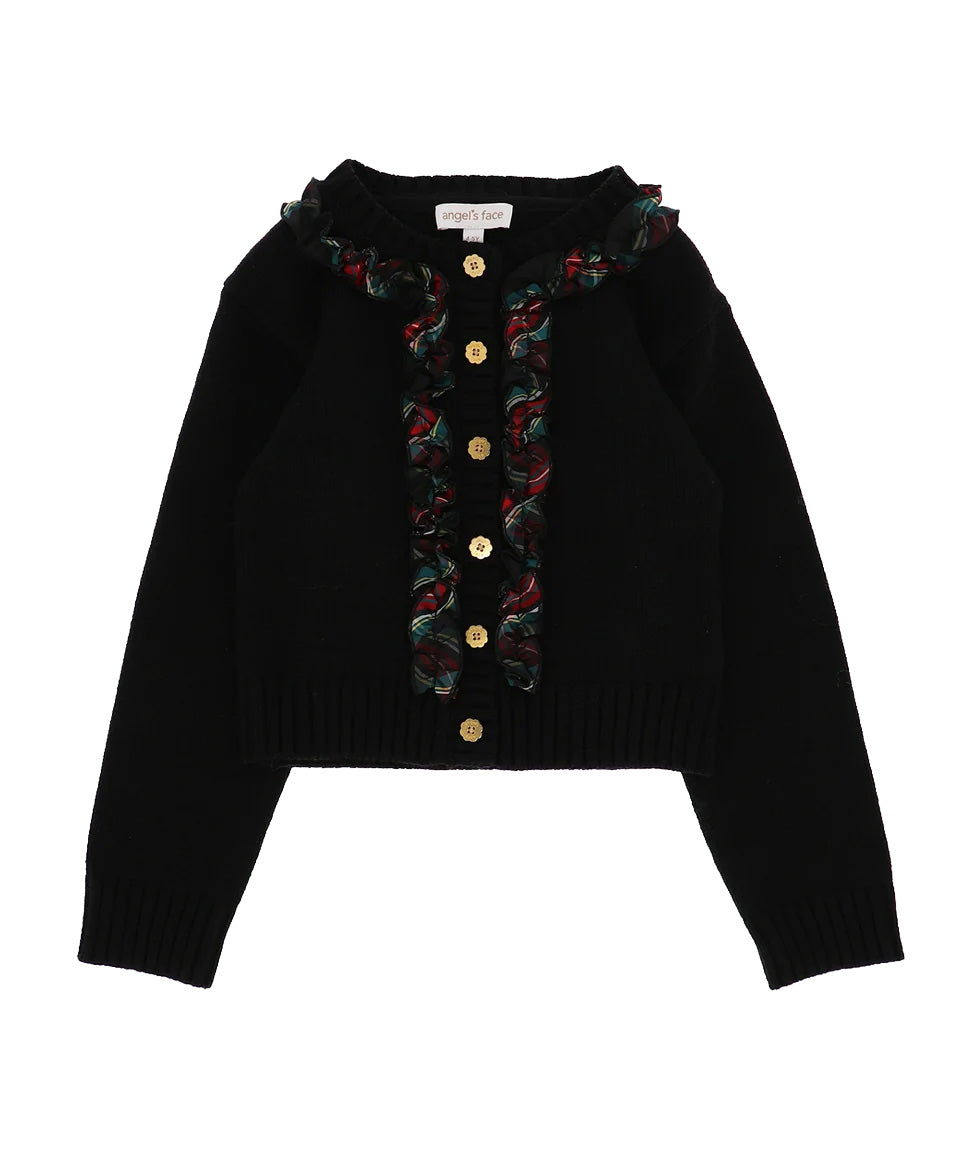 Angel's Face Kids Cardigan Nero e Fantasia per Neonate