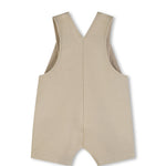 Boss Kids Salopette Beige con Tasca per Neonati