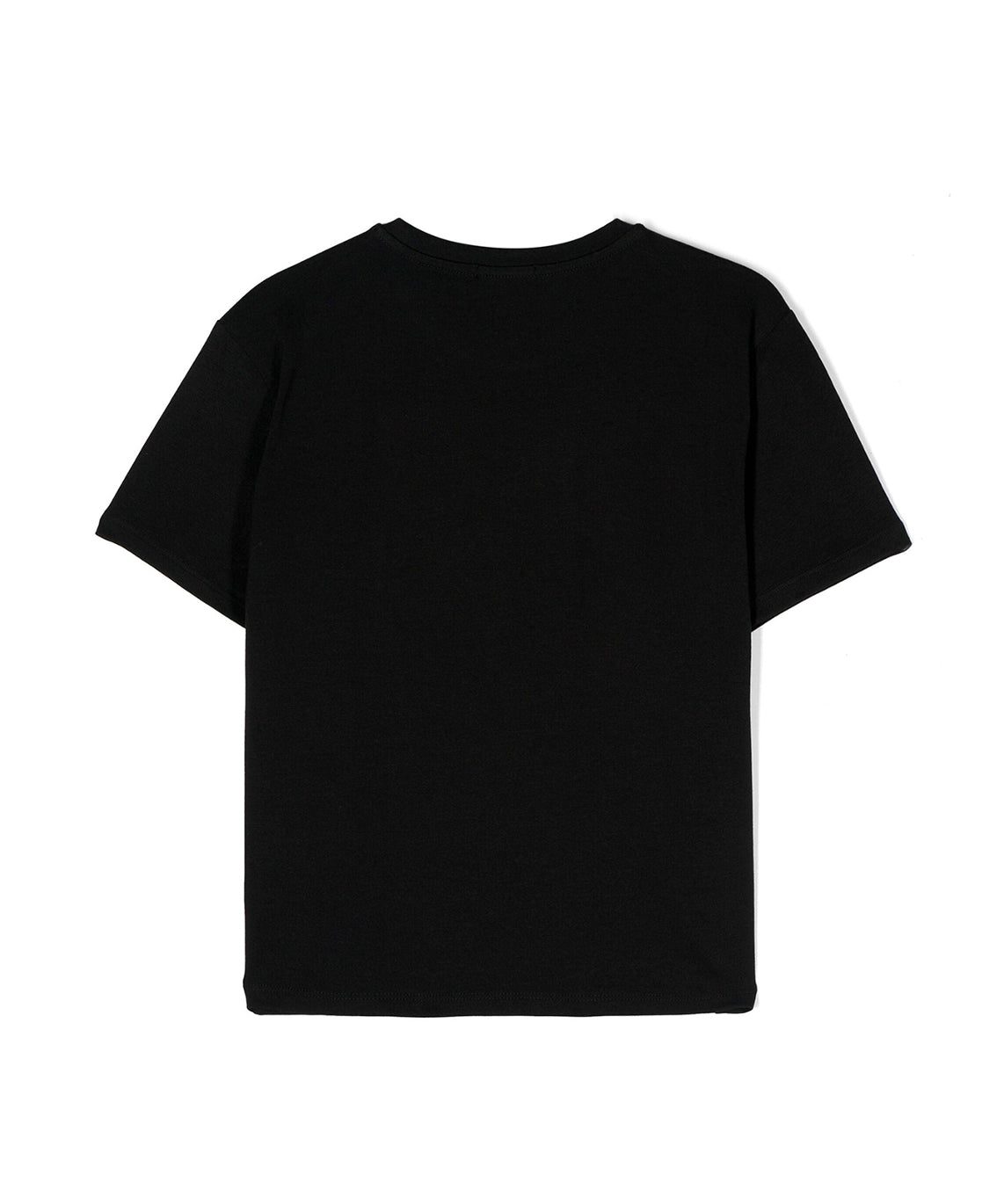 Pinko Kids T-shirt Nera con Logo e Strass