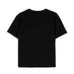 Pinko Kids T-shirt Nera con Logo e Strass